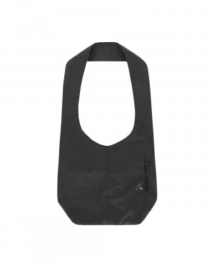 Black ROA Packable Shoulder Bag | TNDCO-6758