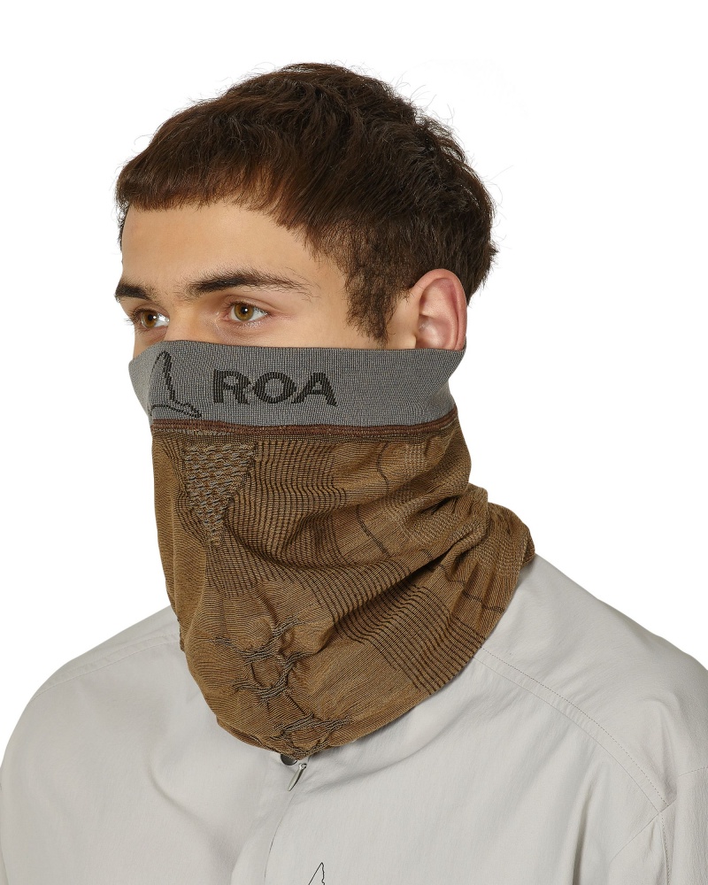 Beige ROA Neck 3D Gaiter | LKHFB-0846