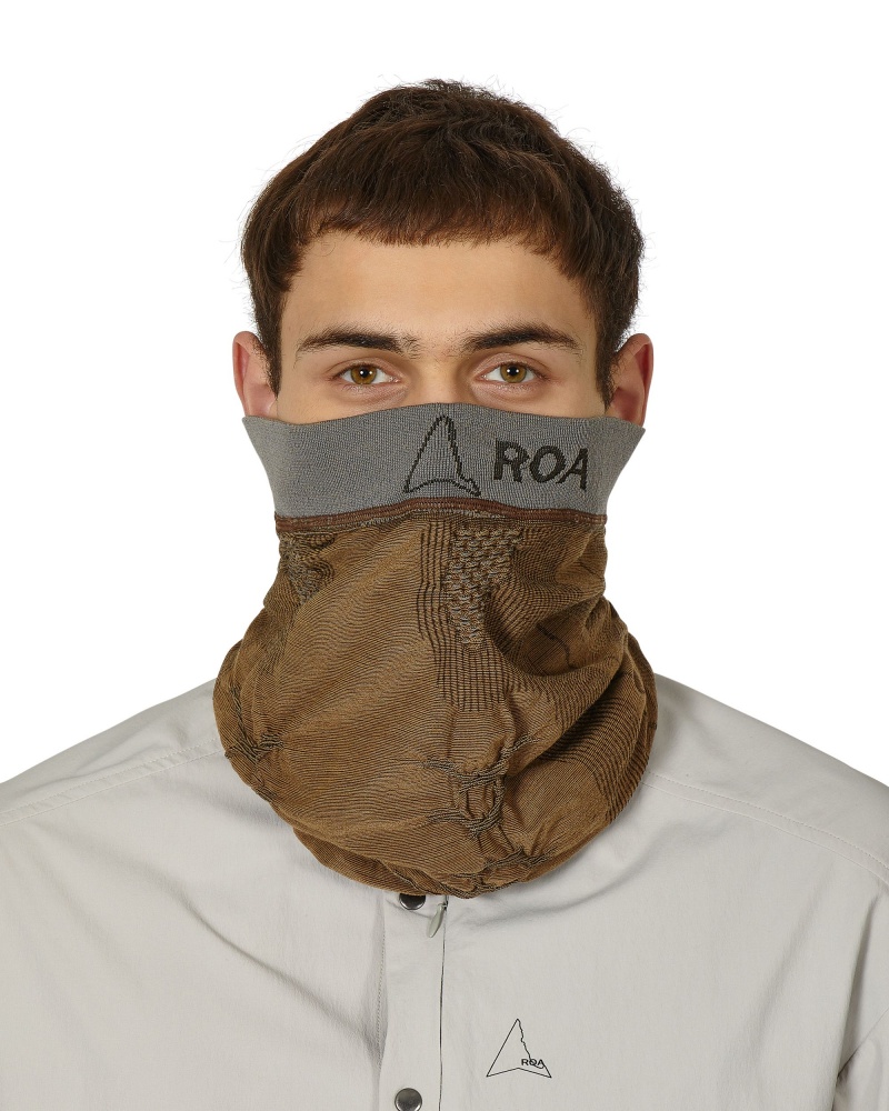 Beige ROA Neck 3D Gaiter | LKHFB-0846