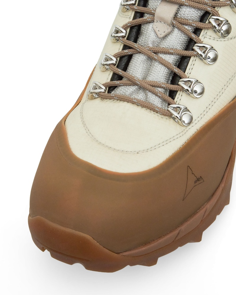 Beige White ROA Andreas Strap Hiking Shoes | PLTOF-6897