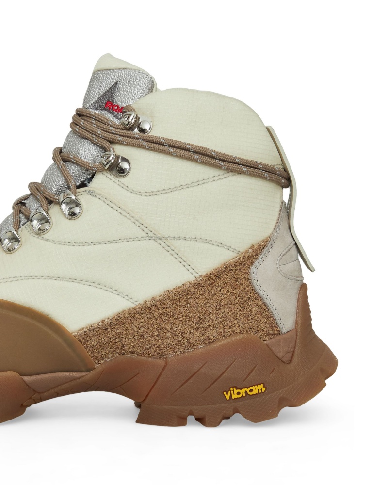 Beige White ROA Andreas Strap Hiking Shoes | PLTOF-6897