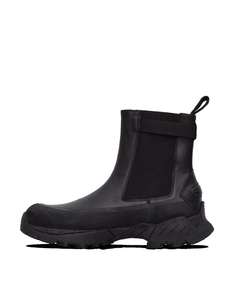 Black ROA Anddle Chelsea Boots | PMNLT-7568