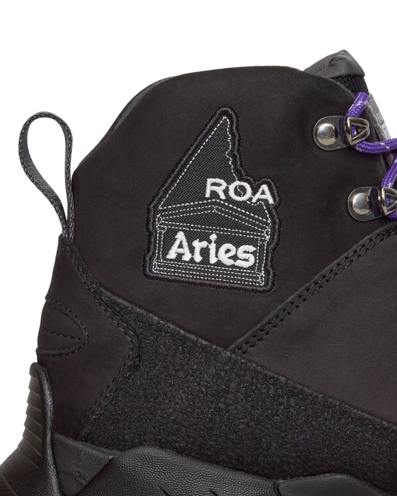 Black ROA Andreas Aries Hiking Shoes | FTKBP-5804