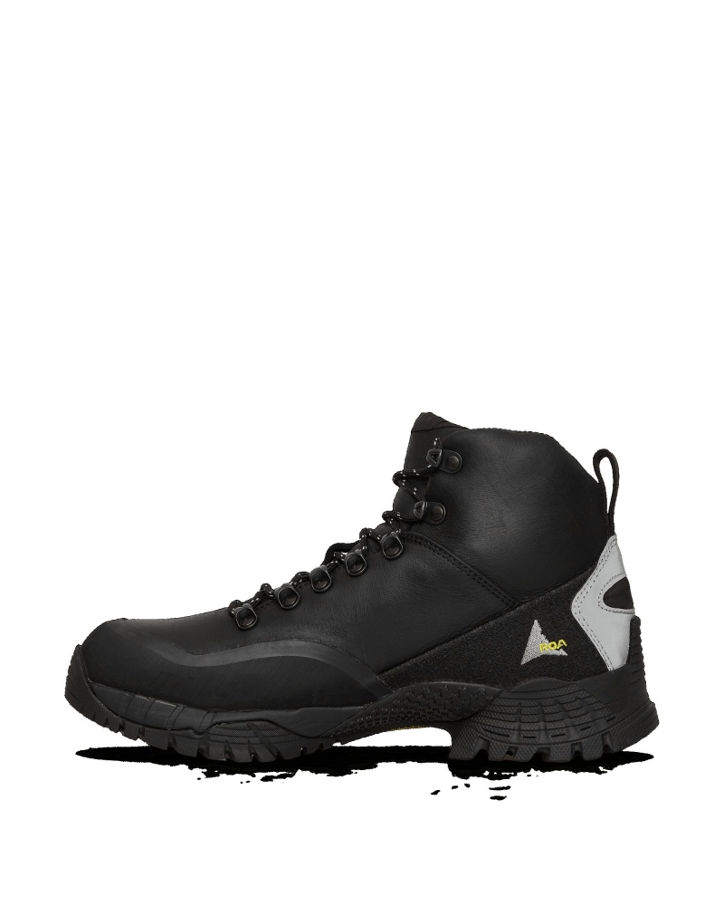 Black ROA Andreas JJJJound Hiking Shoes | KUHOE-7365