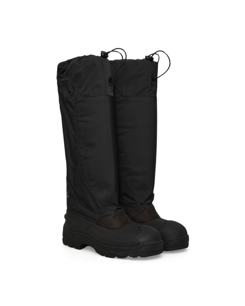 Black ROA Cowel Rubber Boots | YZURS-2953