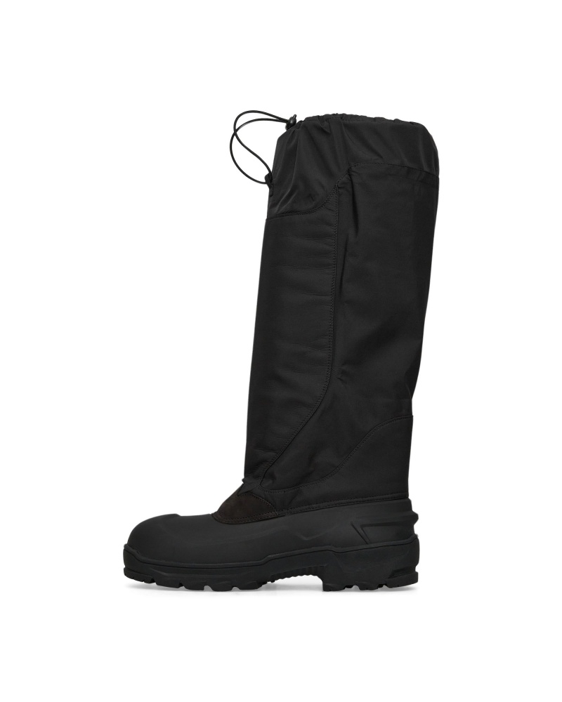 Black ROA Cowel Rubber Boots | YZURS-2953