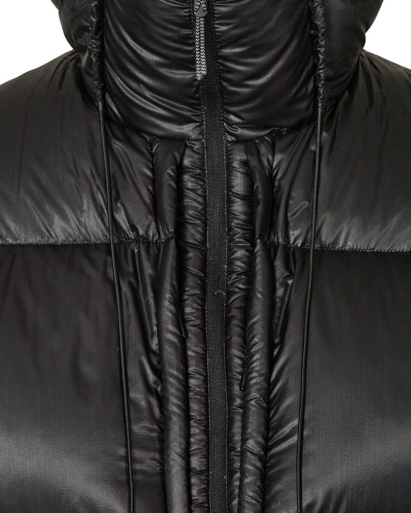 Black ROA Heavy Down Jacket | WGDZQ-3196