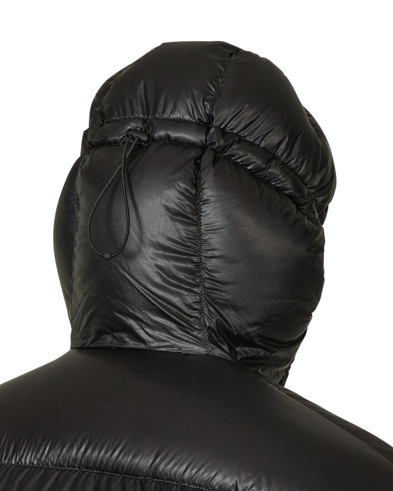 Black ROA Heavy Down Jacket | WGDZQ-3196