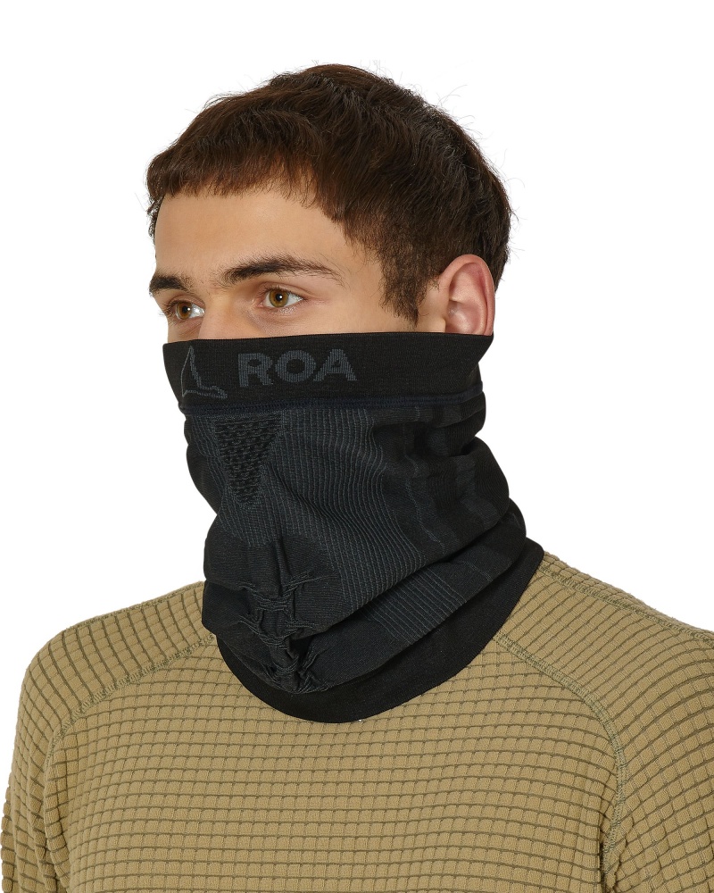 Black ROA Neck 3D Gaiter | XJVDS-0937