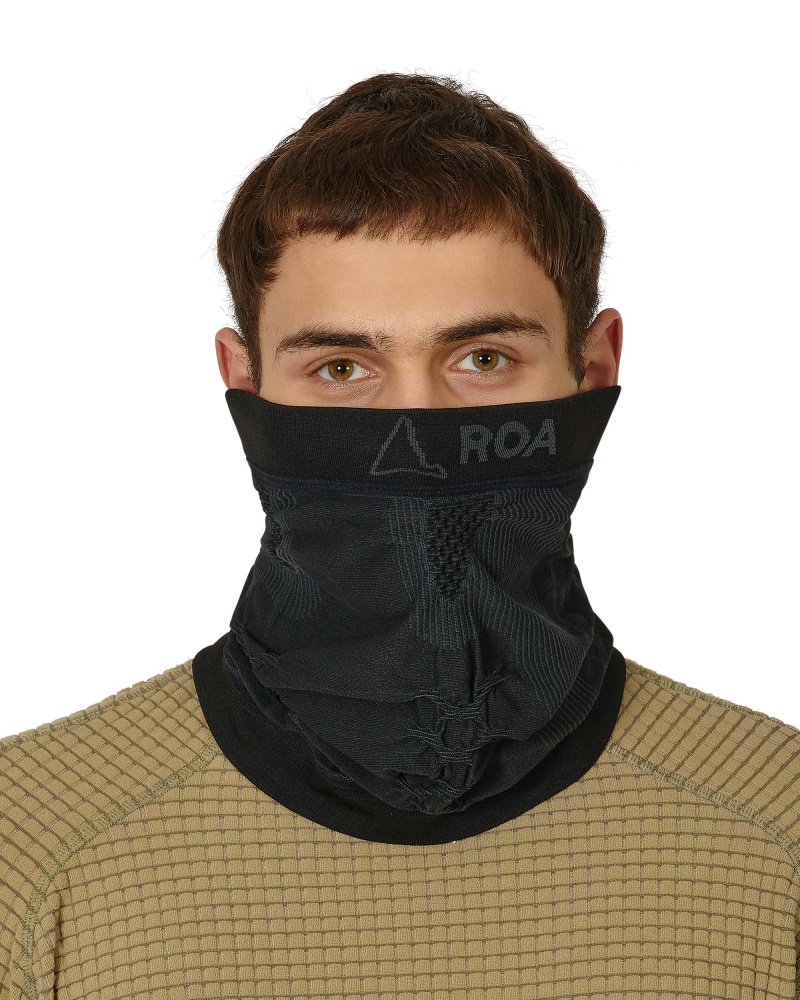 Black ROA Neck 3D Gaiter | XJVDS-0937