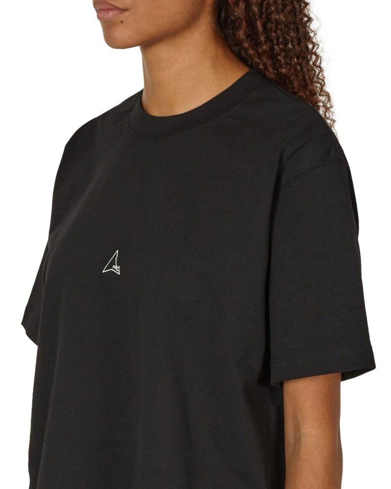 Black ROA Telia T Shirts | UAPEL-6795