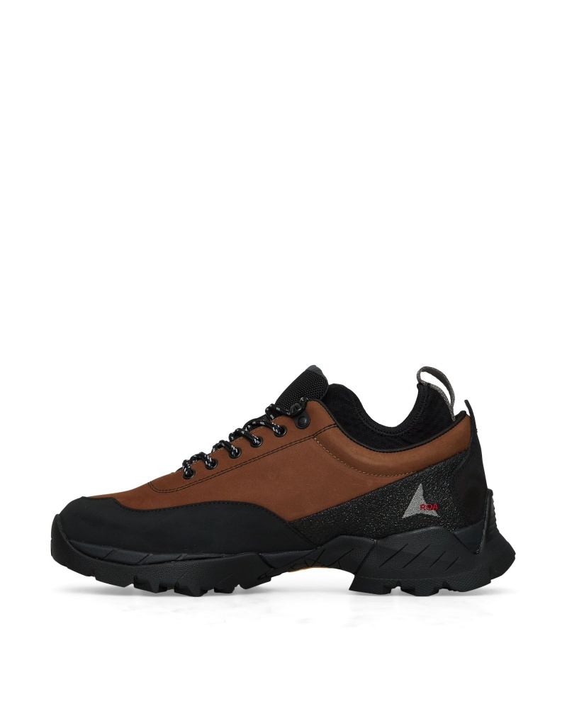 Brown Black ROA Neal Hiking Shoes | PTBAN-2671