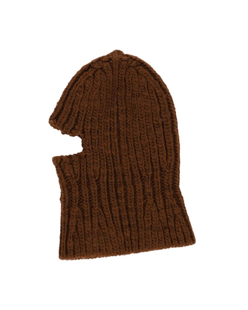 Brown ROA Balaclava Beanie | QHOZF-4329