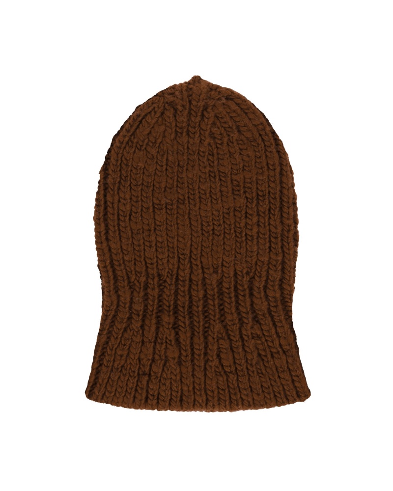 Brown ROA Balaclava Beanie | QHOZF-4329