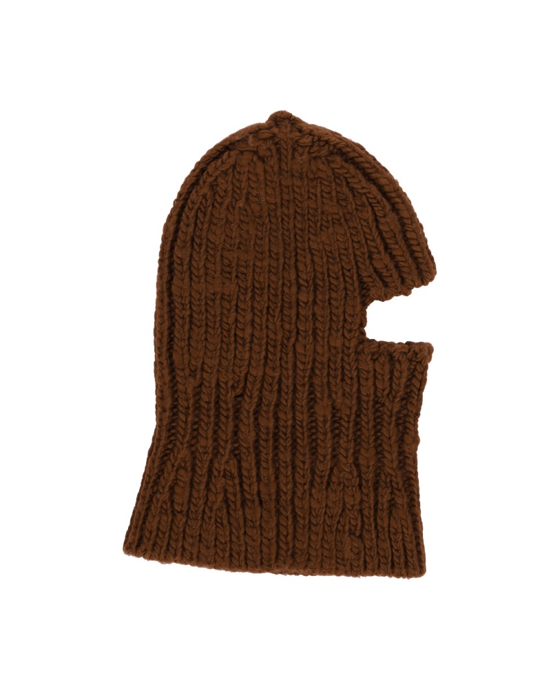 Brown ROA Balaclava Beanie | QHOZF-4329