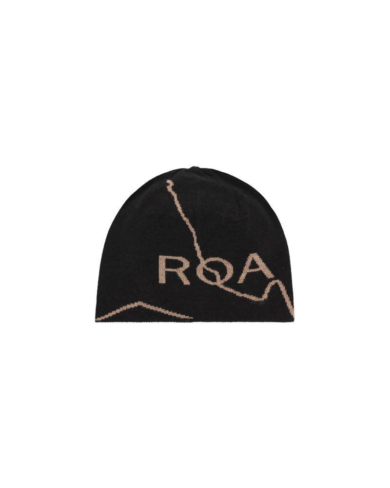 Brown ROA Logo Beanie | XOWPF-0846