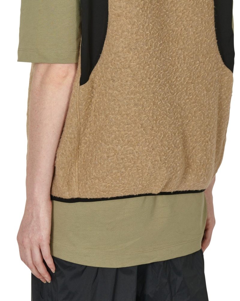 Brown ROA Polar Fleece Vest | LYZDG-6573