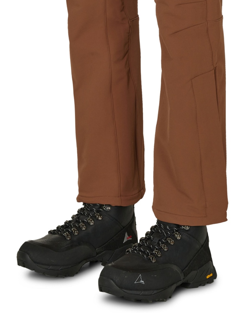 Brown ROA Technical Softshell Trousers | KYARS-5416