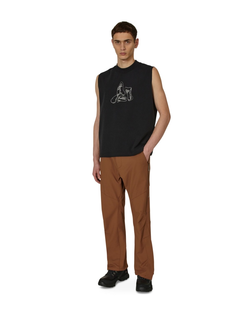 Brown ROA Technical Softshell Trousers | KYARS-5416