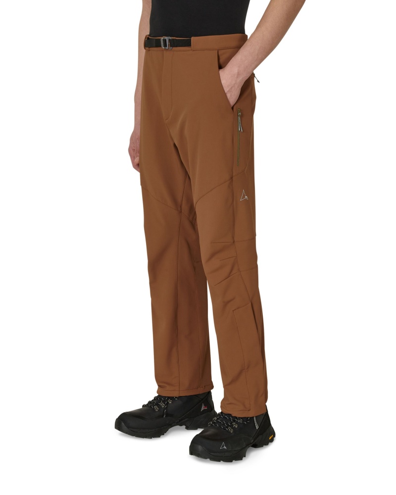 Brown ROA Technical Softshell Trousers | KYARS-5416