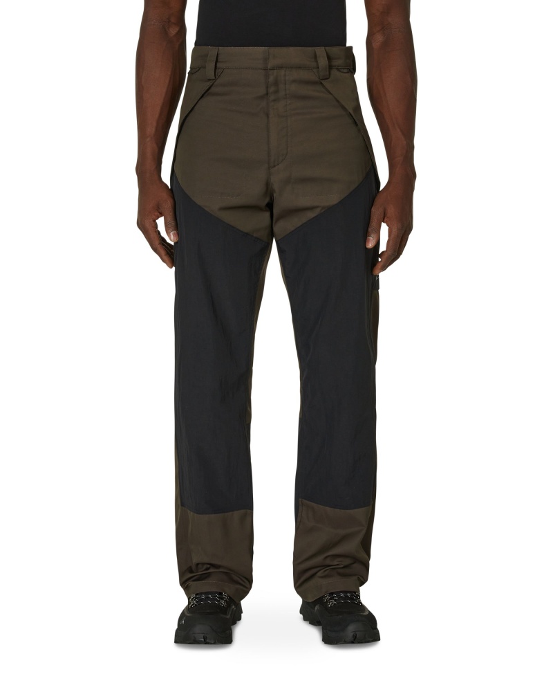 Dark Brown ROA Cargo Trousers | OXGIV-8702