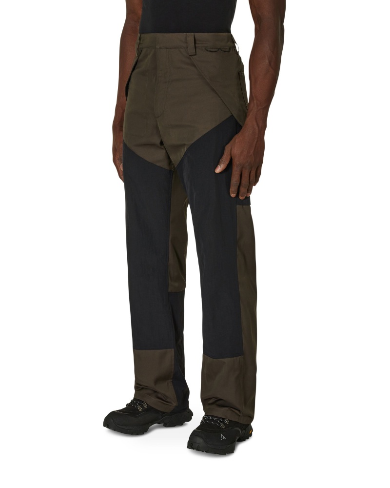 Dark Brown ROA Cargo Trousers | OXGIV-8702