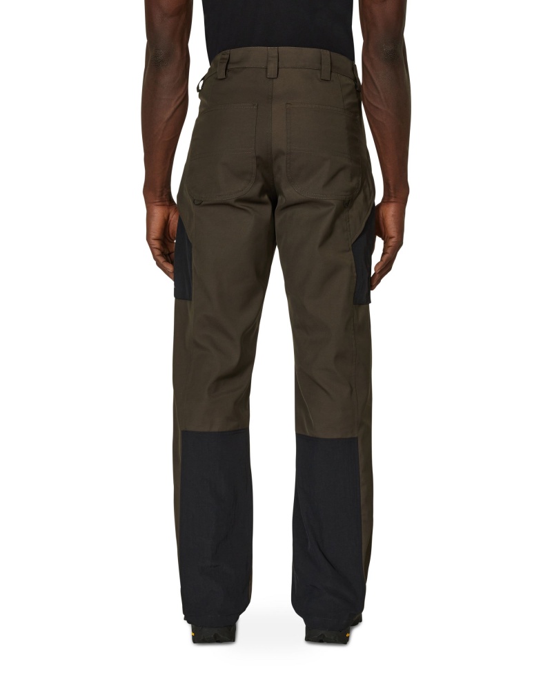 Dark Brown ROA Cargo Trousers | OXGIV-8702