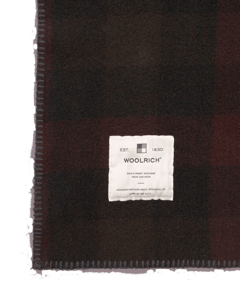 Dark Brown ROA Woolrich Blanket | ILZFH-9317