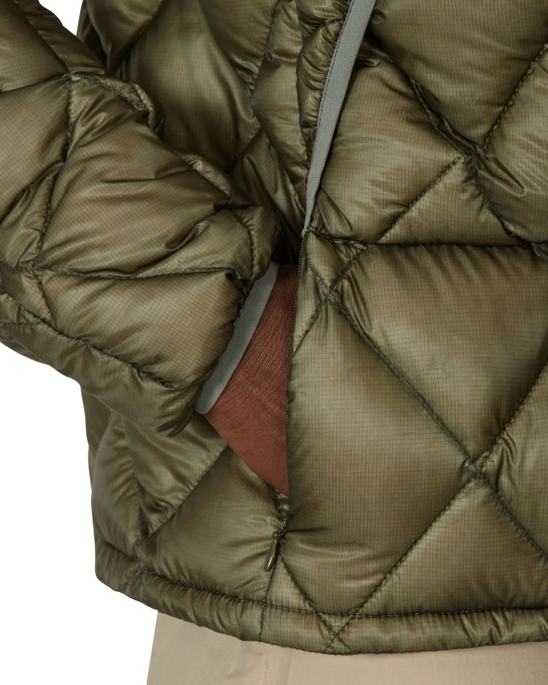 Dark Green ROA Light Down Jacket | UYWVG-8059