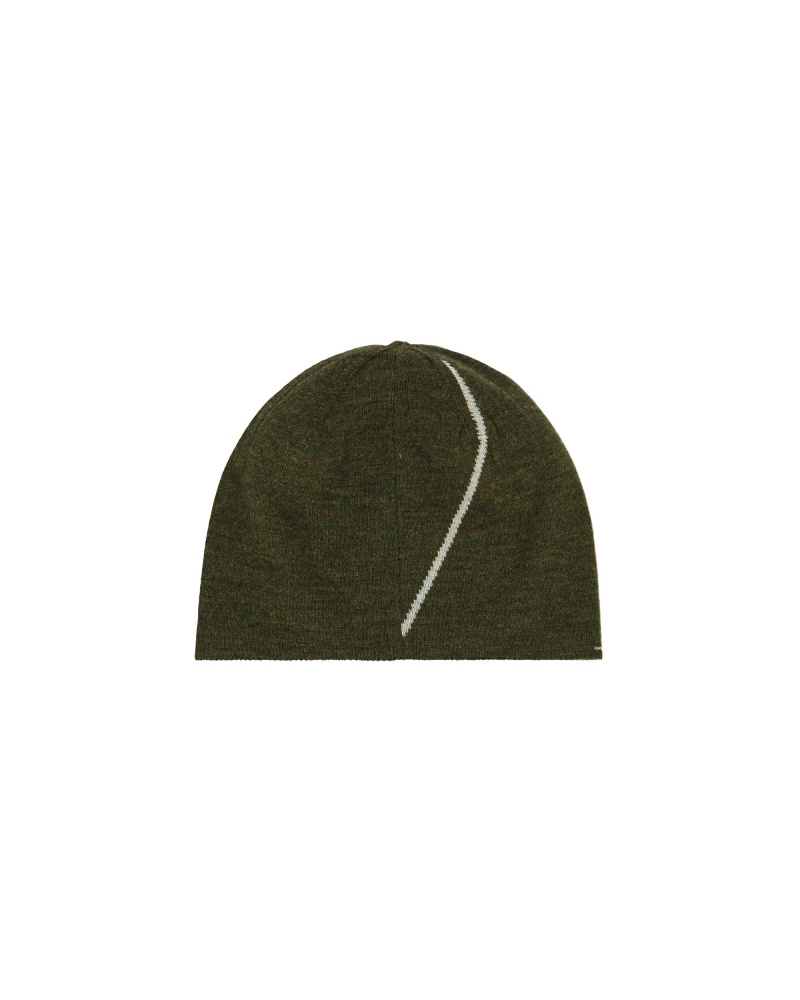 Dark Green ROA Logo Beanie | NEOKJ-6328