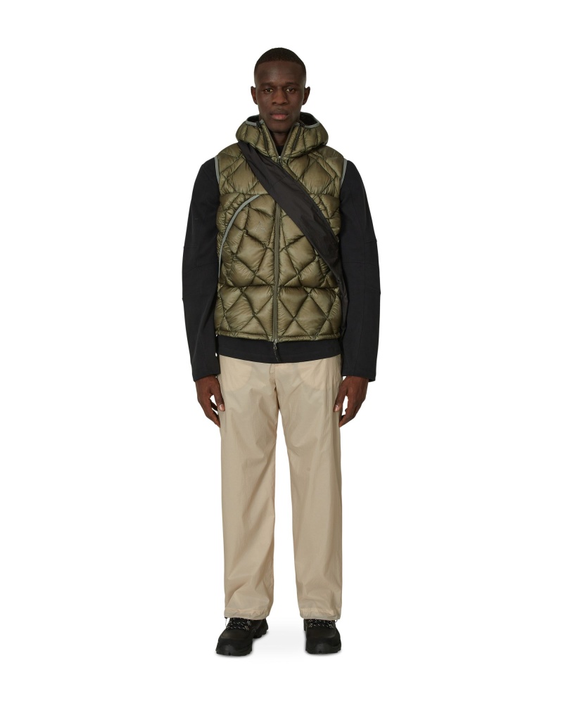 Dark Green ROA Puffer Vest | QMNIU-3840