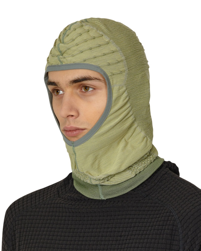 Green ROA Balaclava 3D Knit Beanie | CMSTI-2397