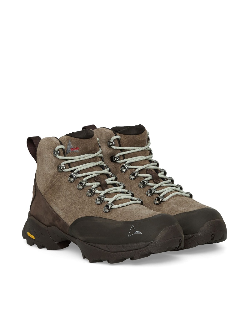 Grey Brown ROA Andreas Hiking Shoes | DRZAJ-5498