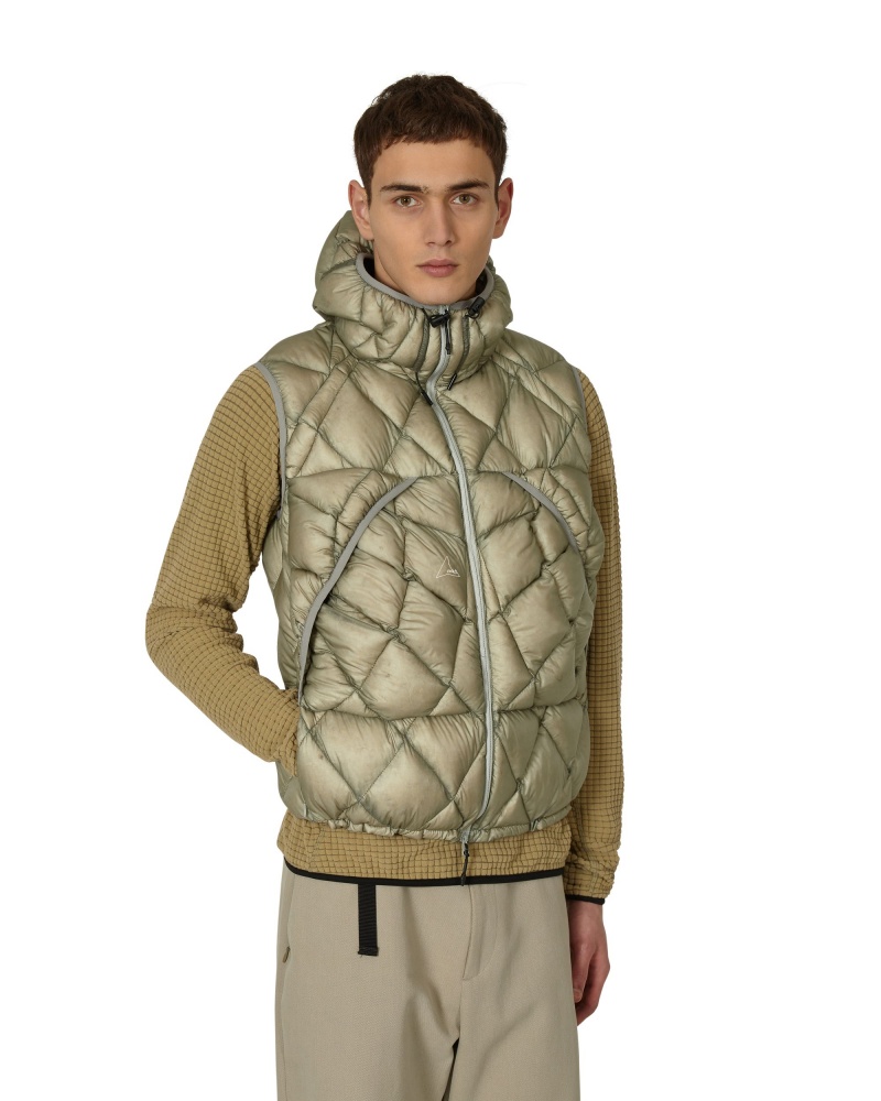 Grey ROA Puffer Vest | PWITO-5721