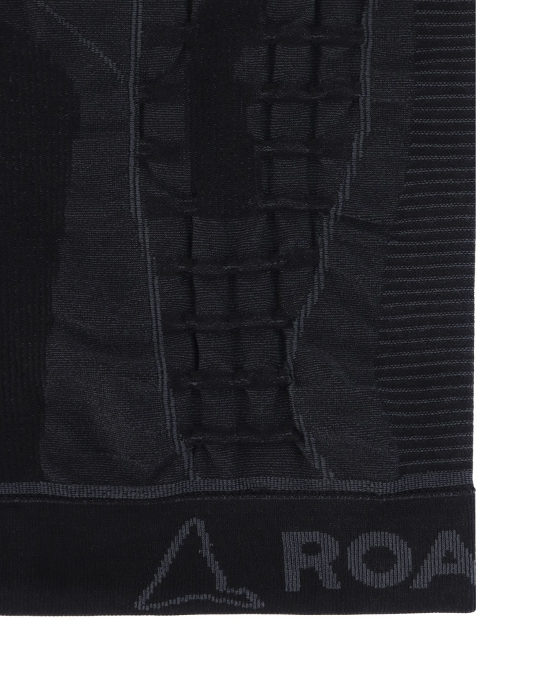 Grey / Black ROA 3D Top Knitwear | VXPEB-5743