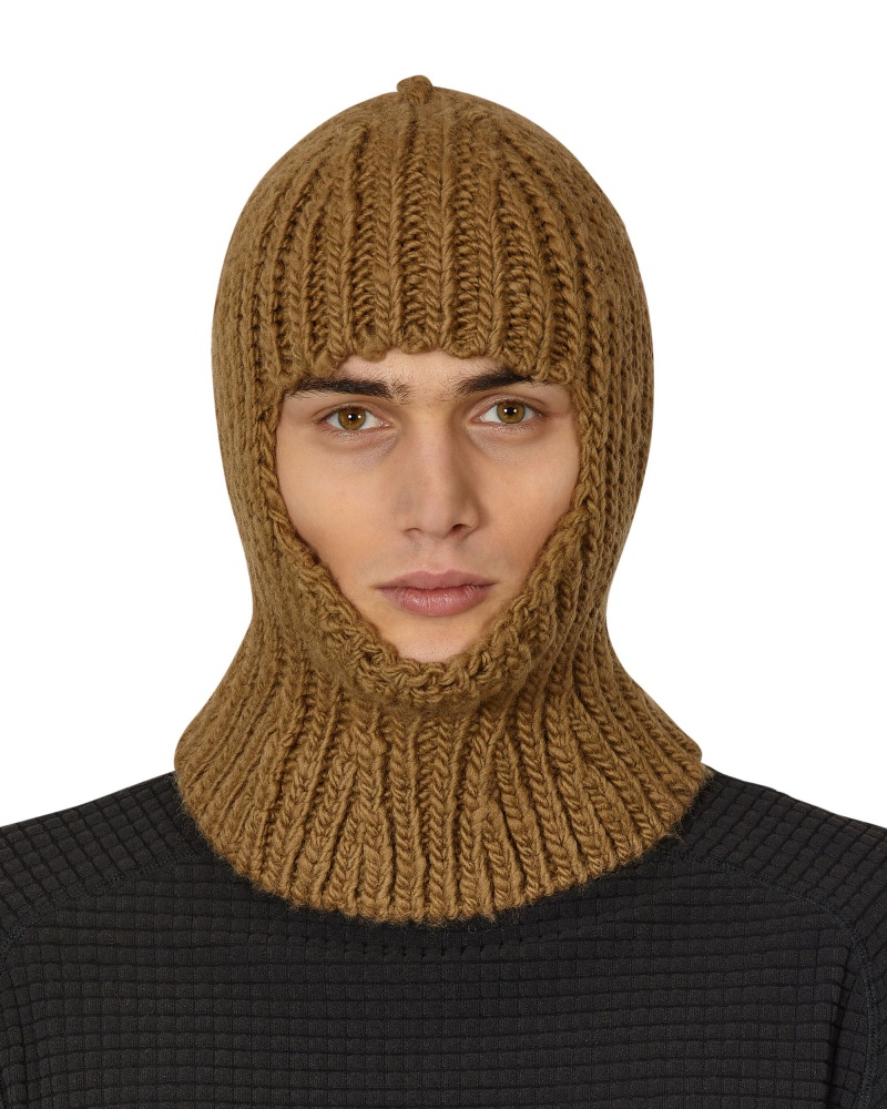 Light Brown ROA Balaclava Beanie | EBUQK-0136