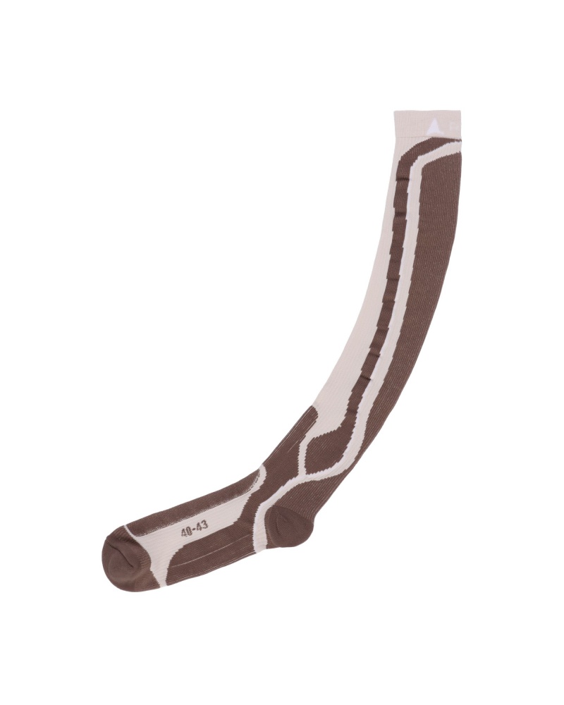 Light Brown ROA High Socks | FQIWC-7914