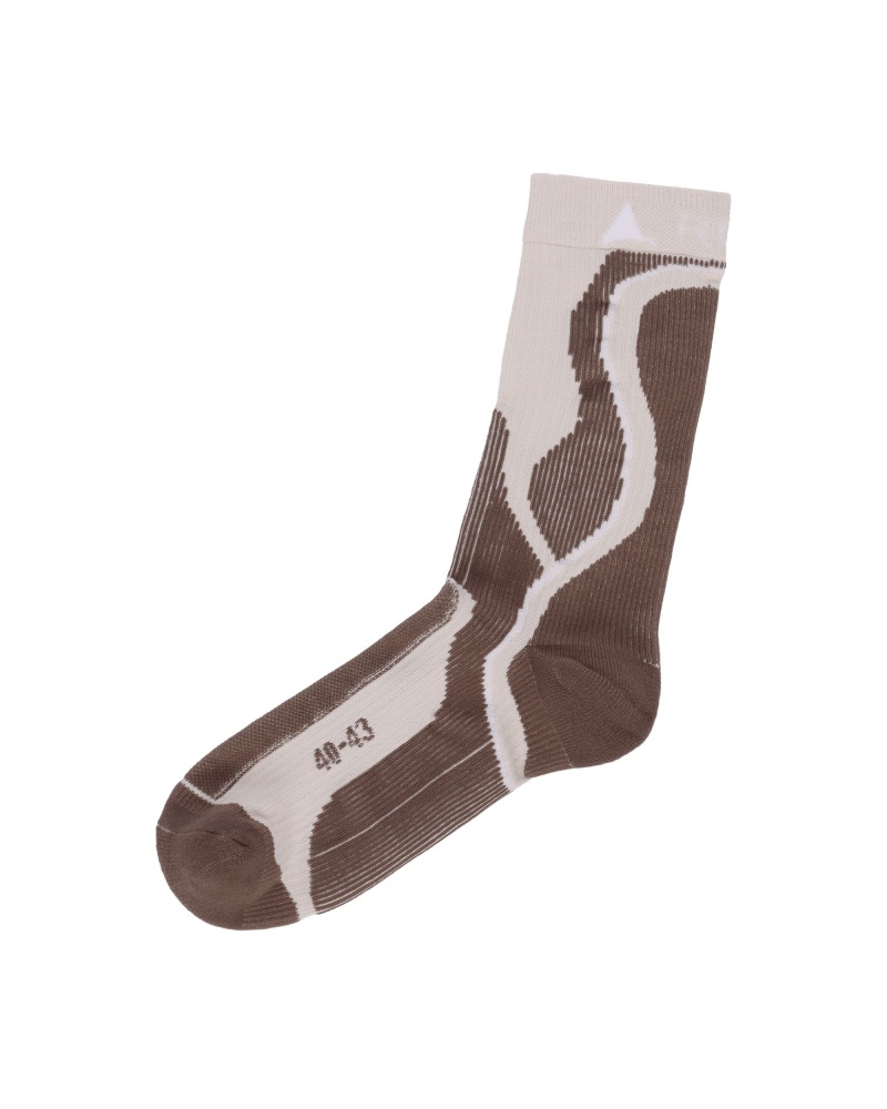 Light Brown ROA Rabit Socks | YKBIS-9317