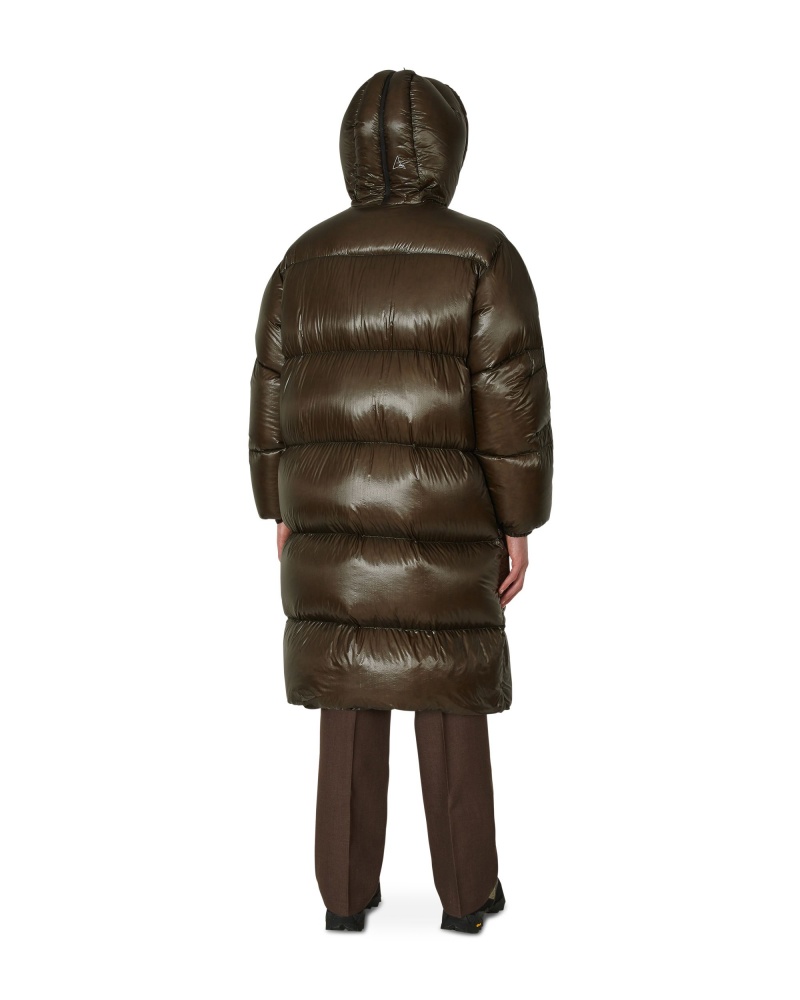 Olive ROA Heavy Long Down Jacket | XMYDK-4136