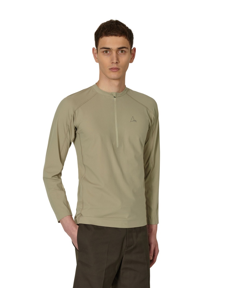 Silver Olive ROA T-shirt Technical Long Sleeve | SLJVA-8527