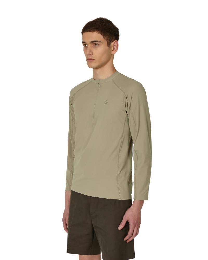 Silver Olive ROA T-shirt Technical Long Sleeve | SLJVA-8527