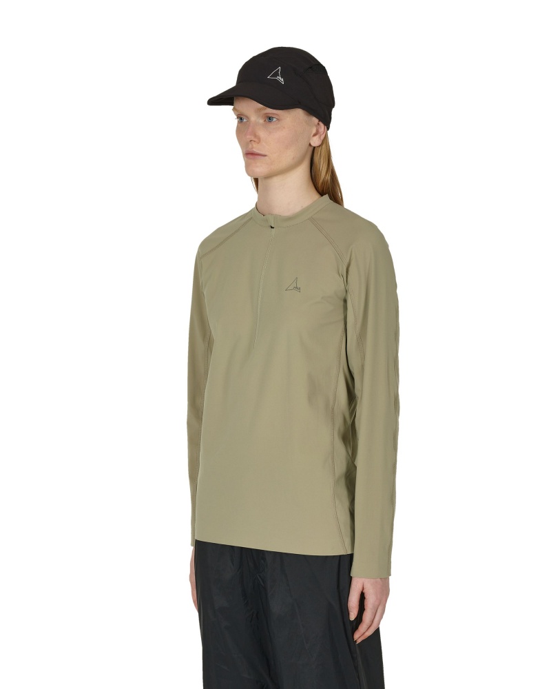 Silver Olive ROA T-shirt Technical Long Sleeve | SLJVA-8527