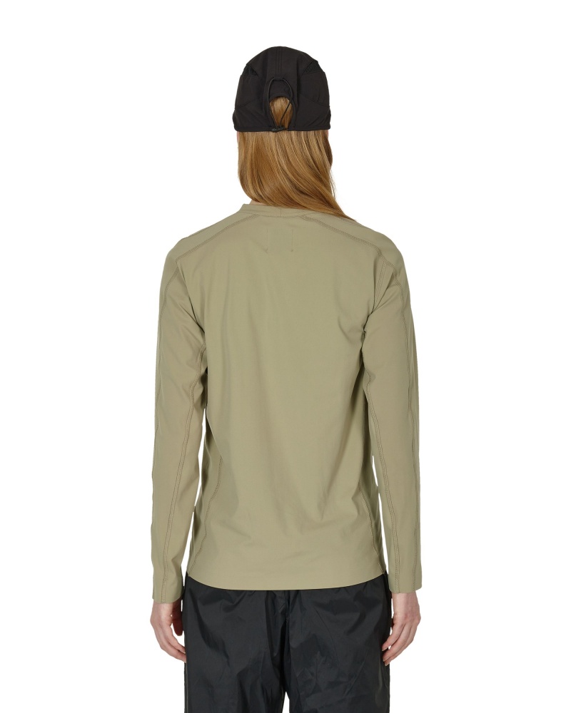 Silver Olive ROA T-shirt Technical Long Sleeve | SLJVA-8527