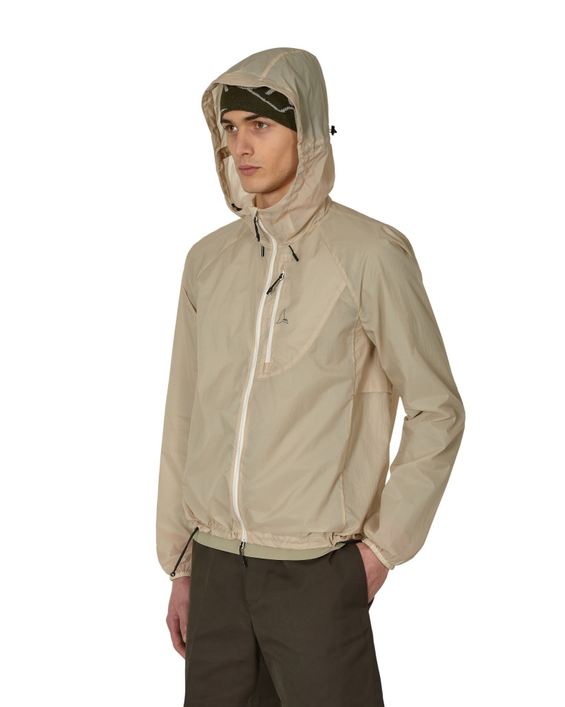 White ROA Over Packable Windbreaker | NXUPT-4509