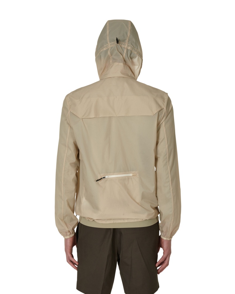 White ROA Over Packable Windbreaker | NXUPT-4509