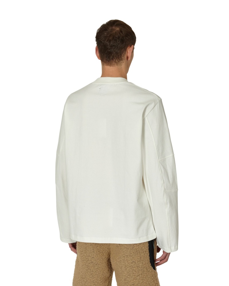 White ROA T-shirt Long Sleeve | HBUMW-4071